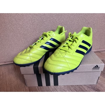 Adidas Goletto hernyótalpas junior focicipő 38 2/3 neon UTOLSÓ DARAB!