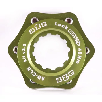 a2Z AD-CLK centerlock adapter [zöld] kerékpáros