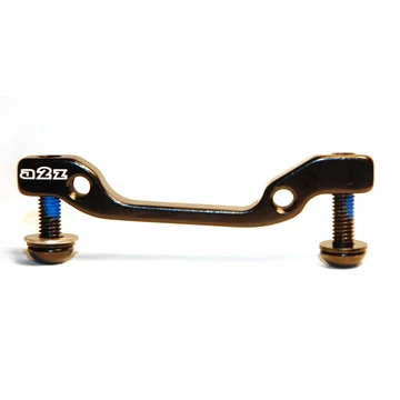 a2Z IS->PM 160 tárcsafék adapter [fekete, Első 6" (160mm) IS] kerékpáros