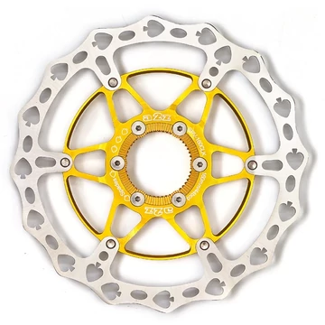 a2Z Teppan Yaki SPV CenterLock féktárcsa [arany pikk, 180 mm] kerékpáros