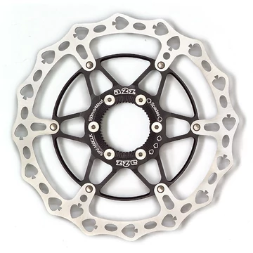 a2Z Teppan Yaki SPV CenterLock féktárcsa [fekete pikk, 180 mm] kerékpáros