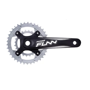 FUNN Ridge Double integrált MTB hajtómű középcsapággyal [fekete-ezüst, 38/24, 170 mm] kerékpáros