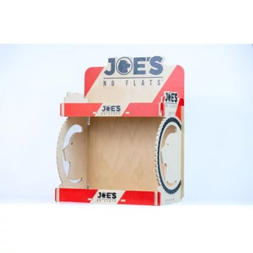 Joe's No-Flats Wooden Counter display (kicsi) kerékpáros