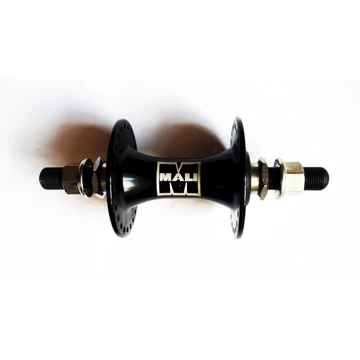 Mali BMX 14mm iparis alumínium első agy [fekete, 48] kerékpáros
