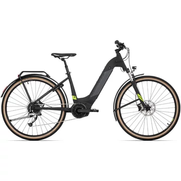 Rock Machine Crossride INT e500 B Touring elektromos cross kerékpár [17" (M), matt fekete/szürke/sárga] kerékpáros
