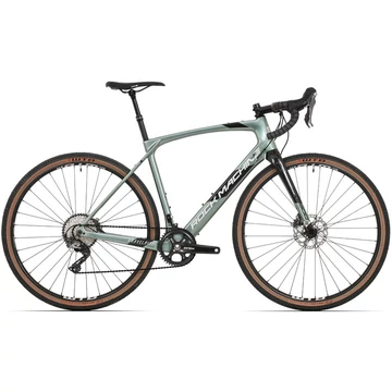 Rock Machine Gravelride CRB 900 gravel kerékpár [56 cm (L), fényes világos menta/gyöngyházfehér] kerékpáros