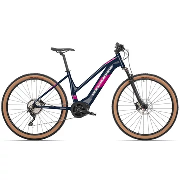 Rock Machine Torrent INT e50-29B Lady elektromos MTB kerékpár [17.5" (M), fényes sötétkék/pink/ezüst] kerékpáros