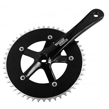 Sturmey Archer FCT22 SingleSpeed/Fixie/Pálya 42T négyszögtengelyes hajtómű [fekete, 42, 170 mm] kerékpáros