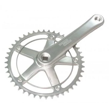 Sturmey Archer FCT68 SingleSpeed/Fixie/Pálya 48T négyszögtengelyes hajtómű [ezüst-ezüst, 48, 170 mm] kerékpáros