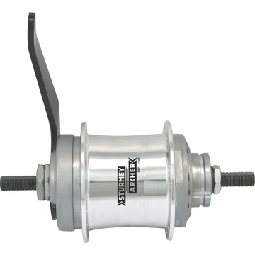 Sturmey Archer S2C DuoMatic KickShift kontrás agyváltó [ezüst, 36] kerékpáros