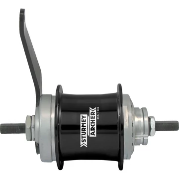 Sturmey Archer S2C DuoMatic KickShift kontrás agyváltó [fekete, 36] kerékpáros
