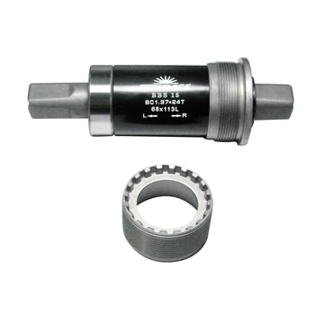Sunrace BBS15 JIS négyszög monoblokk csavar nélkül [116 mm, Angol 68 mm x 1.37"] kerékpáros