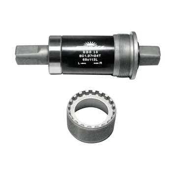 Sunrace BBS15 JIS négyszög monoblokk csavar nélkül [122 mm, Angol 68 mm x 1.37"] kerékpáros