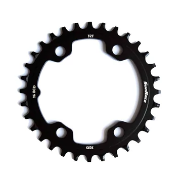 Sunrace CRMX30 Narrow Wide 4 furatos aszimmetrikus lánctányér [fekete, 30] kerékpáros