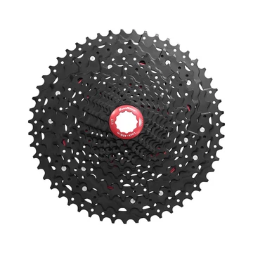 Sunrace CSMZ903 12 sebességes fogaskeréksor [fekete-piros, 11-51] kerékpáros
