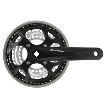 Sunrace FCM300 négyszögtengelyes hajtómű 48/38/28T [fekete, 48/38/28, 170 mm] kerékpáros
