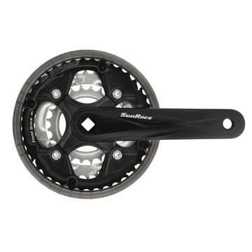 Sunrace FCM500 42/34/24T négyszögtengelyes hajtómű [fekete, 42/34/24, 170 mm] kerékpáros