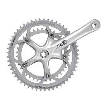 Sunrace FCR8183 170mm 53/39T országúti (+52/42T) négyszögtengelyes hajtómű [ezüst, 53/39, 170 mm] kerékpáros