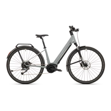 Superior eXR 6050 BLS Touring női elektromos cross kerékpár [18" (L), fényes szürke-króm ezüst] kerékpáros