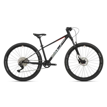 Superior Team 27 Elite 27.5"-os junior kerékpár [15.5" (S), matt fekete-króm-piros] kerékpáros