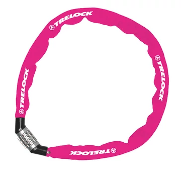 Trelock BC 115 Code számzáras láncos zár [pink, 60 cm] kerékpáros