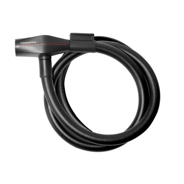 Trelock KS 312 kulcsos huzalos zár [fekete, 85 cm] kerékpáros