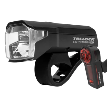 Trelock LS 480 LIGHTHAMMER 80 + LS 740 VECTOR Rear Signal akkumulátoros első+hátsó lámpa szett kerékpáros