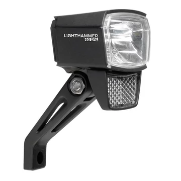 Trelock LS 805 T-LIGHT HAMMER 60 + ZL 410 AM első lámpa dinamóhoz kerékpáros