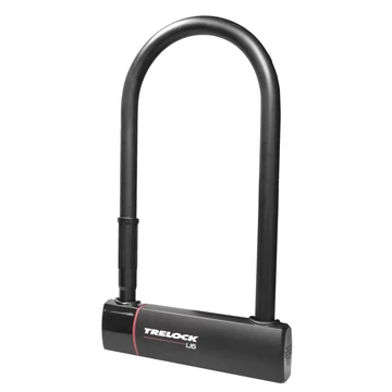 Trelock U6 kulcsos U-lakat [fekete, 230 mm] kerékpáros