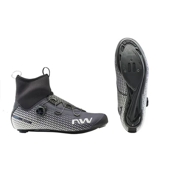 Cipő NORTHWAVE ROAD CELSIUS R ARCTIC GTX 44, téli, szürke/fényvisszaverős kerékpáros