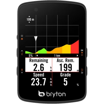 Computer BRYTON RIDER 550 D GPS komputer szett kerékpáros