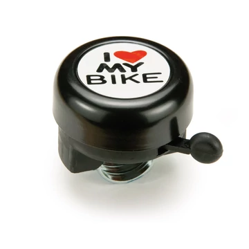 Csengő BIKEFUN I love fekete - NH-B610SPF kerékpáros