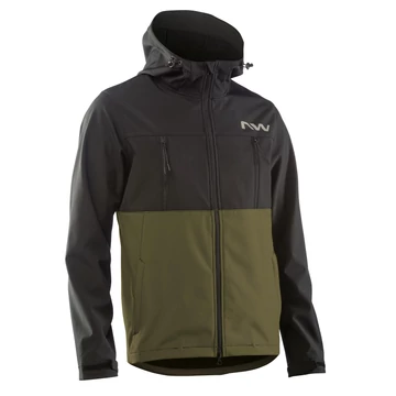 Dzseki NORTHWAVE EASY OUT SOFTSHELL XL zöld/fekete kerékpáros