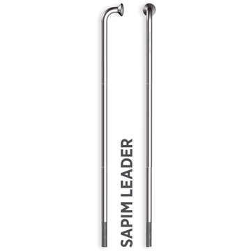 Küllő SAPIM Leader Inox 14G 166mm J-Bend fekete + Polyax réz 14G 12mm fekete kerékpáros
