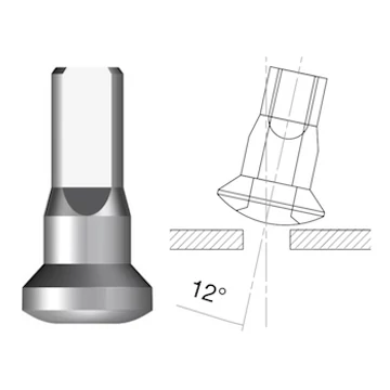 Küllőanya SAPIM UPSIDE DOWN Alu 14G 10 mm fekete kerékpáros