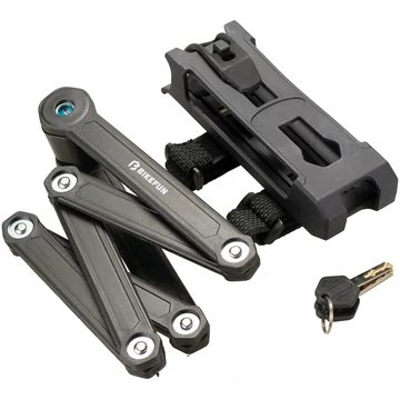 Lakat BIKEFUN BARRICADE GRAND SAFE kulcsos fekete - L9001 kerékpáros