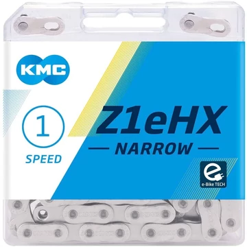 Lánc KMC Z1EHX-N agyváltóhoz 1/2x3/32 112L barna/sötét ezüst (Z610H) kerékpáros