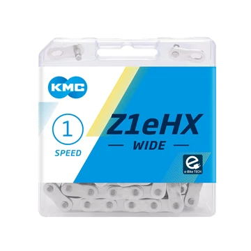 Lánc KMC Z1EHX-W agyváltóhoz 1/2x1/8 112L sötét ezüst (Z510H) kerékpáros