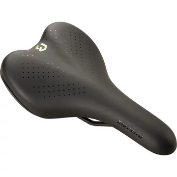 Nyereg BIKEFUN BORMIO Sport fekete - D5311 kerékpáros