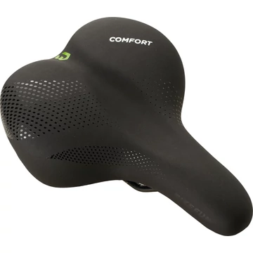 Nyereg BIKEFUN GENEVE comfort trekking női fekete Memory Foam - D2261Q kerékpáros