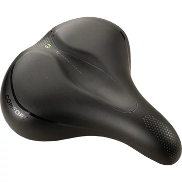 Nyereg BIKEFUN VARESE Comfort trekking lady fekete - D5347SD kerékpáros