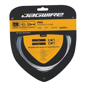 Jagwire HyFlow hidraulikus fékcső [fehér, 3000 mm] kerékpáros