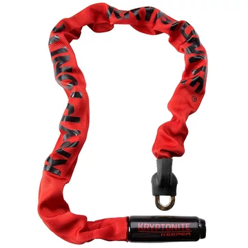Kryptonite Keeper 785 kulcsos láncos zár [piros] kerékpáros