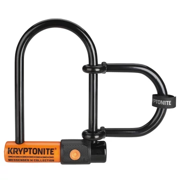 Kryptonite Messenger Mini+extender kulcsos U-lakat kerékpáros