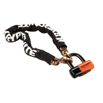 Kryptonite New York + Evolution 4 DiscLock lakat kulcsos láncos zár [100 cm] kerékpáros