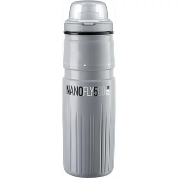 Elite kulacs nanofly plus thermo szürke 4 órás 500ml 110g kerékpáros