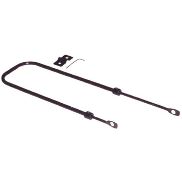 Basil felfogatás Stay Straight, fekete kerékpáros