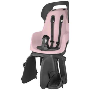 Bobike hátsó gyerekülés GO maxi, MIK HD csomagtartóra szerelhető, pink kerékpáros