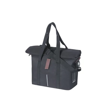 Basil egyoldalas táska City Handbag 3in1 KF-Hook ON-MIK ready, fekete kerékpáros