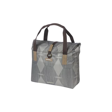 Basil egyoldalas táska Elegance Bicycle Shopper, szürke kerékpáros